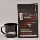 911 Turbo Fuel Espresso and Tin Mug set