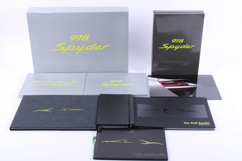 Porsche - assorted 918 Spyder sales and marketing publications