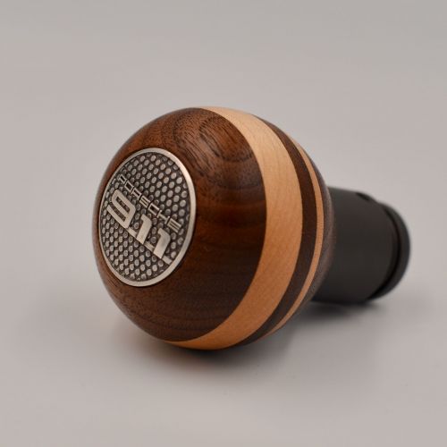 Porsche 911 Gear knob/Walnut tree and Canadian maple (991/992)