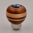 BMW GEAR KNOB/MAHOGANY WOOD AND CANADIAN MAPLE