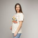 T-shirt with Porsche 356 logo, Natural white