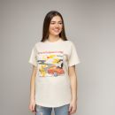 T-shirt with Porsche 356 logo, Natural white