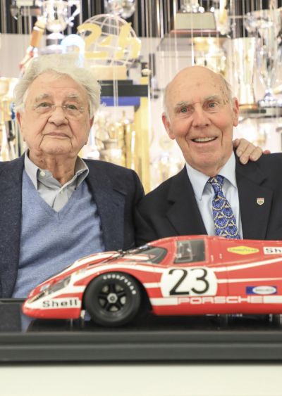 Porsche congratulates Richard Attwood on his 85th birthday