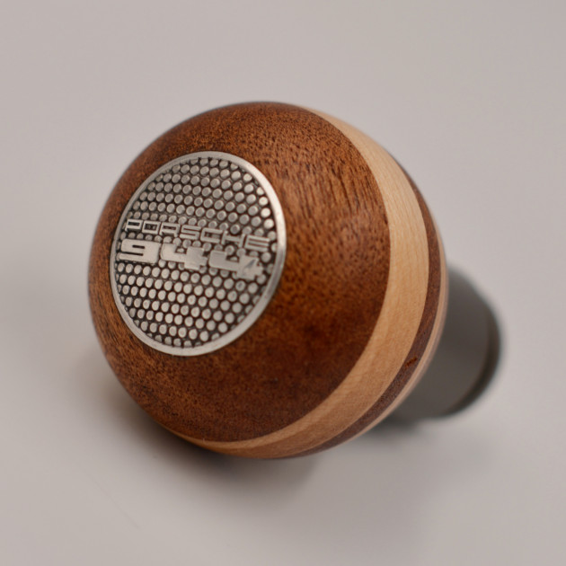 PORSCHE 944 GEAR KNOB/MAHOGANY WOOD AND CANADIAN MAPLE GoClassic