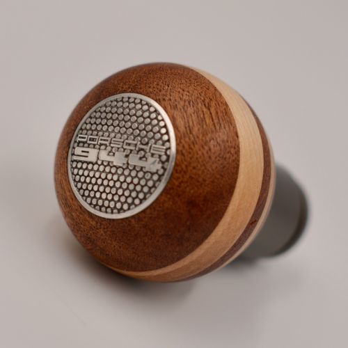 PORSCHE 944 GEAR KNOB/MAHOGANY WOOD AND CANADIAN MAPLE