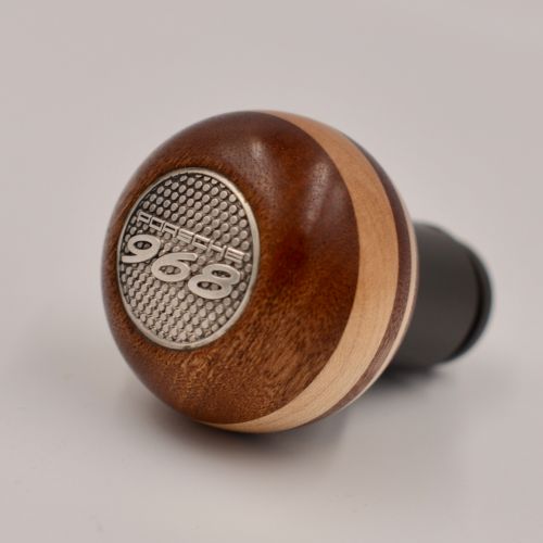 PORSCHE 968 GEAR KNOB/MAHOGANY WOOD AND CANADIAN MAPLE