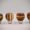 PORSCHE 356 GEAR KNOB/WALNUT TREE AND CANADIAN MAPLE