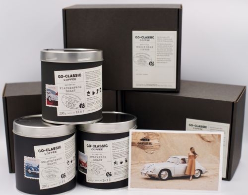 GoClassic COFFEE DREI PASS Komlet / Porsche 356