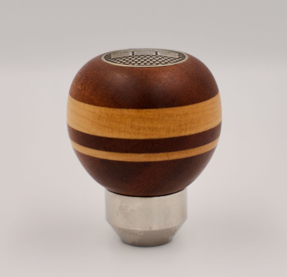 PORSCHE 356 GEAR KNOB/MAHOGANY WOOD AND CANADIAN MAPLE GoClassic