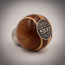 PORSCHE 911 GEAR KNOB/MAHOGANY WOOD AND CANADIAN MAPLE