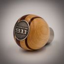 PORSCHE 911 GEAR KNOB/MAHOGANY WOOD AND CANADIAN MAPLE